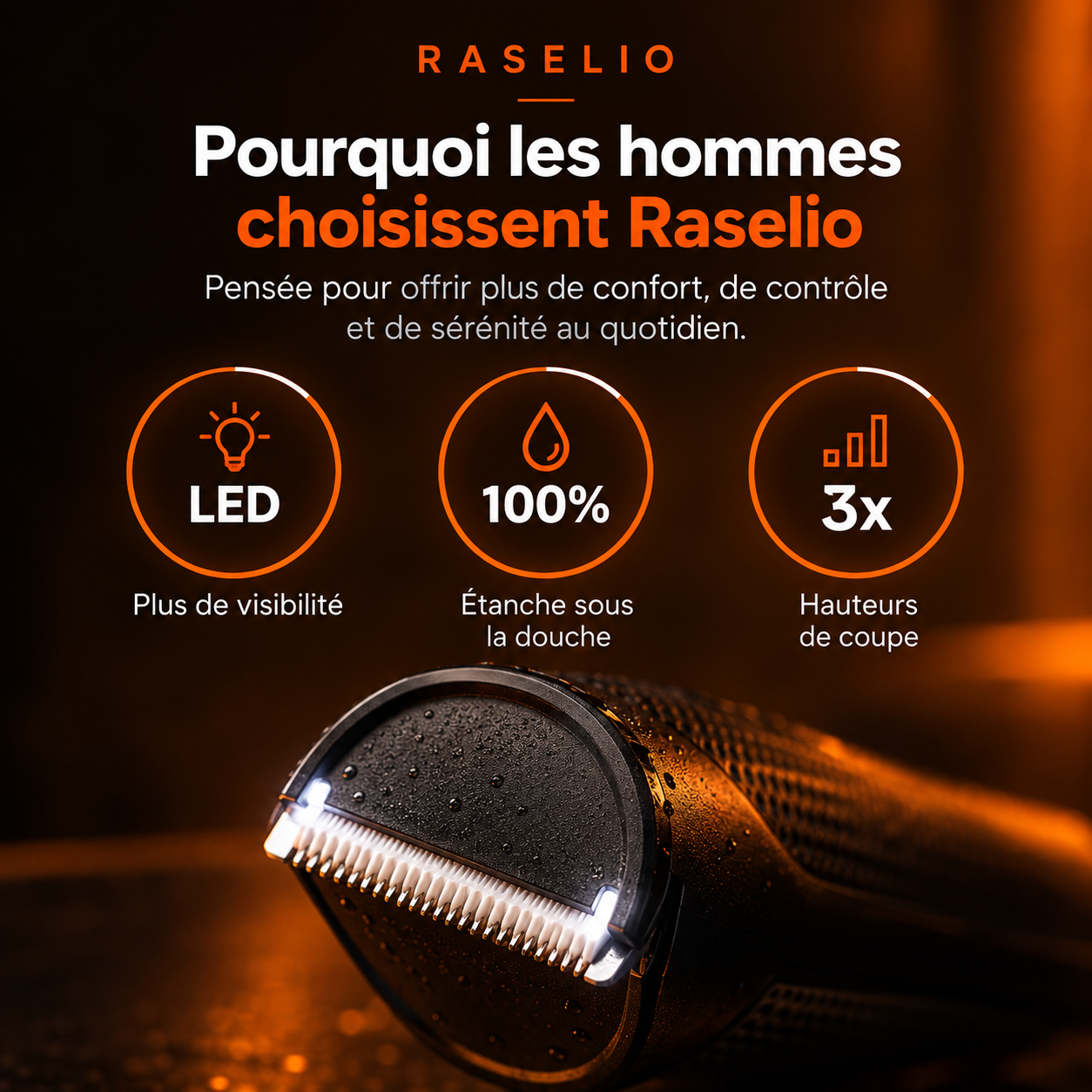 Tondeuse Intime Homme Raselio™