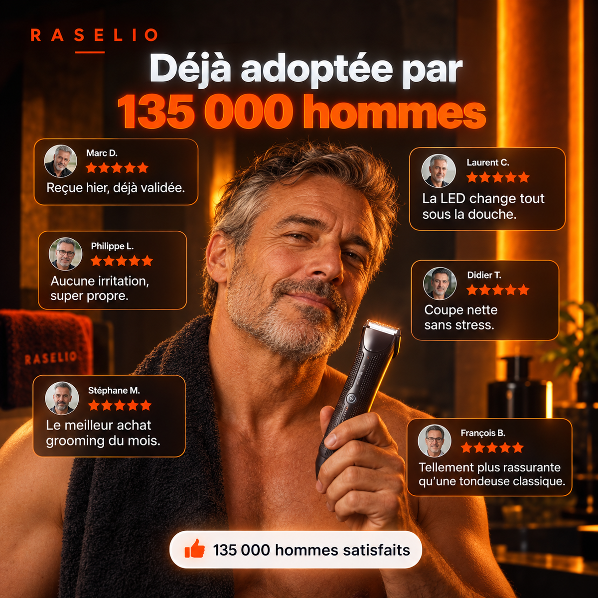 Tondeuse Intime Homme Raselio™